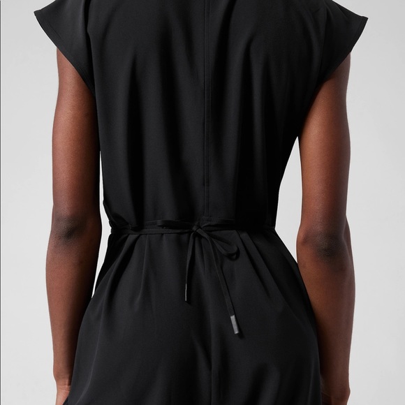 Athleta Marlow Romper // Black - Picture 3 of 15